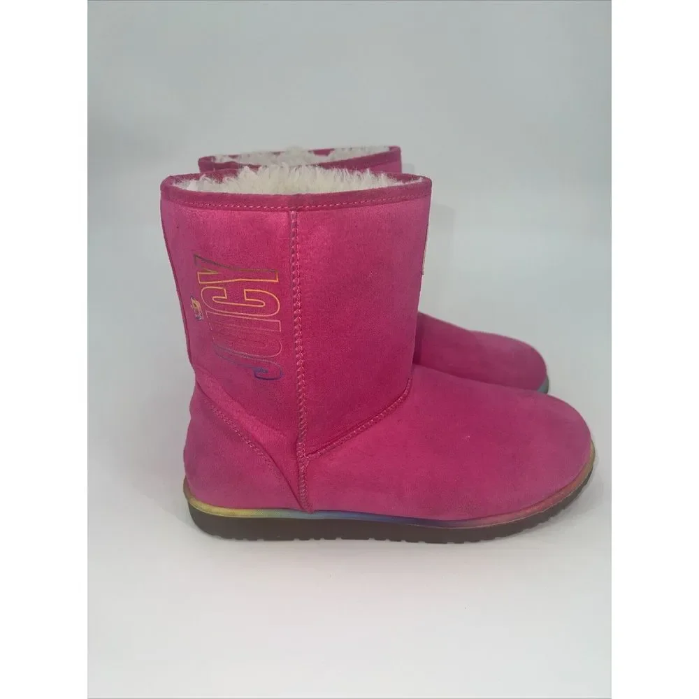 Juicy Couture Big Girls Pink Boots Size‎ 6Y